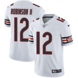 Men's Nike Chicago Bears #12 Allen Robinson II White Stitched NFL Vapor Untouchable Limited Jersey