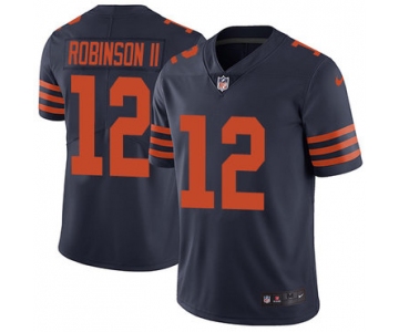NMen's ike Chicago Bears #12 Allen Robinson II Navy Blue Alternate Stitched NFL Vapor Untouchable Limited Jersey