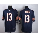 Nike Chicago Bears #13 Kevin White 2015 NFL Draft 7th Overall Pick Navy Blue Limited Jersey