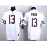 Nike  Chicago Bears #13 Kevin White 2015 NFL Draft 7th Overall Pick White Limited Jersey