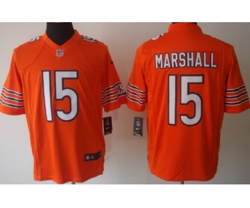 Nike Chicago Bears #15 Brandon Marshall Orange Limited Jersey