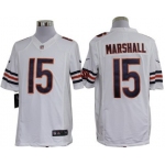 Nike Chicago Bears #15 Brandon Marshall White Limited Jersey