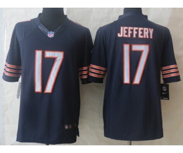 Nike Chicago Bears #17 Alshon Jeffery Blue Limited Jersey