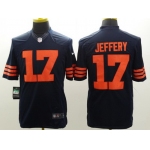 Nike Chicago Bears #17 Alshon Jeffery Blue With Orange Limited Jersey