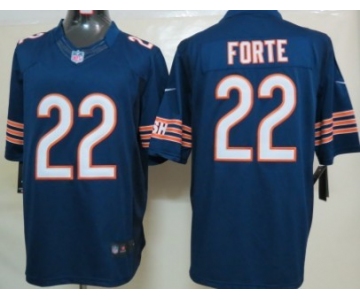 Nike Chicago Bears #22 Matt Forte Blue Limited Jersey