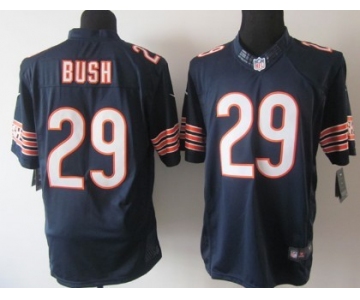 Nike Chicago Bears #29 Michael Bush Blue Limited Jersey