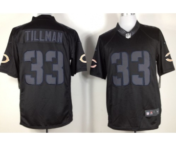 Nike Chicago Bears #33 Charles Tillman Black Impact Limited Jersey