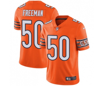 Nike Chicago Bears #50 Jerrell Freeman Orange Men's Stitched NFL Limited Rush Jersey