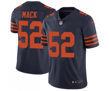 Nike Chicago Bears #52 Khalil Mack Navy Blue Alternate Men's Stitched NFL Vapor Untouchable Limited Jersey