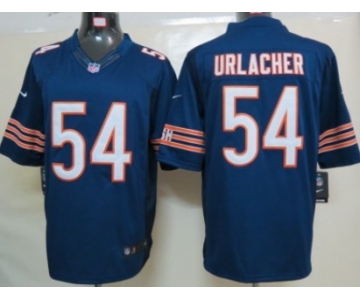 Nike Chicago Bears #54 Brian Urlacher Blue Limited Jersey