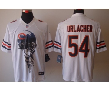 Nike Chicago Bears #54 Brian Urlacher White Limited Jersey