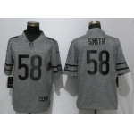 Nike Chicago Bears #58 Roquan Smith Gray Gridiron Gray Vapor Untouchable Limited Jersey