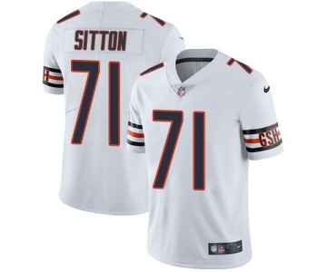 Nike Chicago Bears #71 Josh Sitton White Men's Stitched NFL Vapor Untouchable Limited Jersey