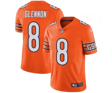 Nike Chicago Bears #8 Mike Glennon Orange Men's Stitched NFL Limited Rush Jersey