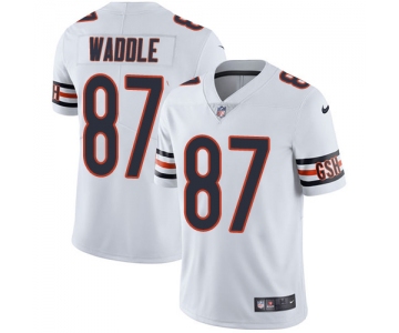 Nike Chicago Bears #87 Tom Waddle White Men's Stitched NFL Vapor Untouchable Limited Jersey