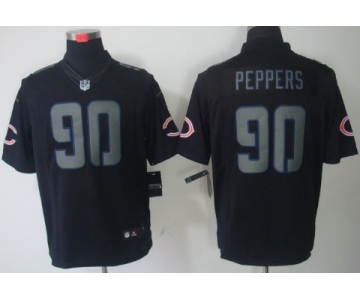 Nike Chicago Bears #90 Julius Peppers Black Impact Limited Jersey
