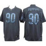 Nike Chicago Bears #90 Julius Peppers Drenched Limited Blue Jersey