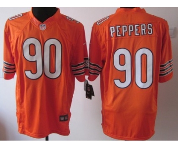 Nike Chicago Bears #90 Julius Peppers Orange Limited Jersey