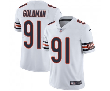 Nike Chicago Bears #91 Eddie Goldman White Men's Stitched NFL Vapor Untouchable Limited Jersey