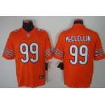 Nike Chicago Bears #99 Shea McClellin Orange Limited Jersey