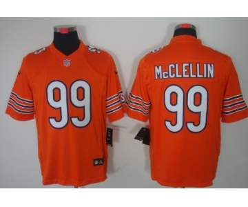 Nike Chicago Bears #99 Shea McClellin Orange Limited Jersey