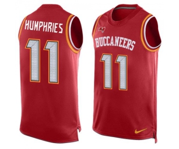 Men's Tampa Bay Buccaneers #11 Adam Humphries Red Hot Pressing Player Name & Number Nike NFL Tank Top Jersey