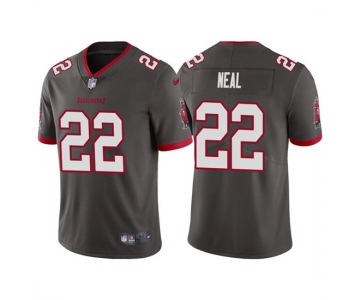 Men's Tampa Bay Buccaneers #22 Keanu Neal Gray Vapor Limited Stitched Jersey