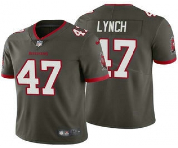 Men's Tampa Bay Buccaneers #47 John Lynch Gray 2020 NEW Vapor Untouchable Stitched NFL Nike Limited Jersey