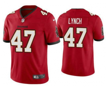 Men's Tampa Bay Buccaneers #47 John Lynch Red 2020 NEW Vapor Untouchable Stitched NFL Nike Limited Jersey