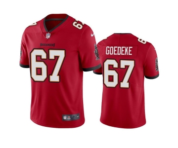 Men's Tampa Bay Buccaneers #67 Luke Goedeke Red Vapor Untouchable Limited Stitched Jersey