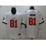 Men's Tampa Bay Buccaneers #81 Antonio Brown White 2020 NEW Vapor Untouchable Stitched NFL Nike Limited Jersey