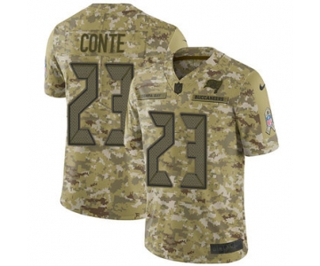 Nike Buccaneers #23 Chris Conte Camo Men's Stitched NFL Limited 2018 Salute To Service Jersey