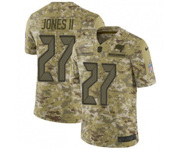 Nike Buccaneers #27 Ronald Jones II Camo Men's Stitched NFL Limited 2018 Salute To Service Jersey