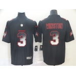 Nike Buccaneers 3 Jameis Winston Black Arch Smoke Vapor Untouchable Limited Jersey