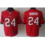 Nike Tampa Bay Buccaneers #24 Mark Barron Red Limited Jersey