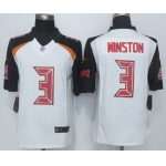 Nike Tampa Bay Buccaneers #3 Jameis Winston White Limited Jersey