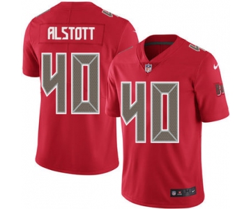 Nike Tampa Bay Buccaneers #40 Mike Alstott Red Men's Stitched NFL Limited Rush Jersey