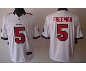 Nike Tampa Bay Buccaneers #5 Josh Freeman White Limited Jersey