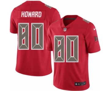 Nike Tampa Bay Buccaneers #80 O. J. Howard Red Men's Stitched NFL Limited Rush Jersey