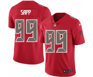 Nike Tampa Bay Buccaneers #99 Warren Sapp Red Men's Stitched NFL Limited Rush Jersey