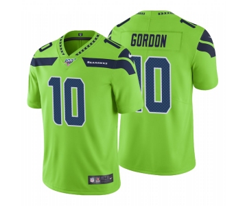 Nike Seahawks #10 Josh Gordon Green Men's Vapor Rush Limited NFL 100 Jersey