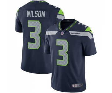 Nike Seahawks 3 Russell Wilson Navy 100th Season Vapor Untouchable Limited Jersey