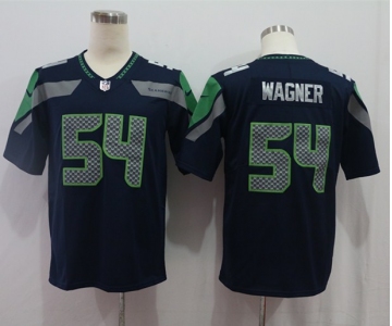 Nike Seahawks 54 Bobby Wagner Navy Vapor Untouchable Limited Jersey