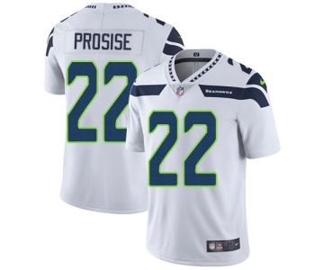 Nike Seattle Seahawks #22 C. J. Prosise White Men's Stitched NFL Vapor Untouchable Limited Jersey