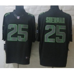 Nike Seattle Seahawks #25 Richard Sherman Black Impact Limited Jersey