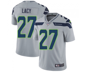 Nike Seattle Seahawks #27 Eddie Lacy Grey Alternate Men's Stitched NFL Vapor Untouchable Limited Jersey