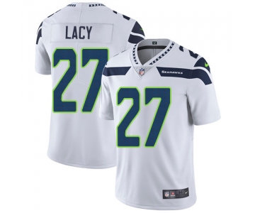 Nike Seattle Seahawks #27 Eddie Lacy White Men's Stitched NFL Vapor Untouchable Limited Jersey