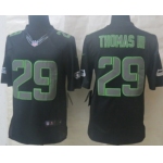 Nike Seattle Seahawks #29 Earl Thomas III Black Impact Limited Jersey