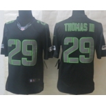 Nike Seattle Seahawks #29 Earl Thomas III Black Impact Limited Jersey