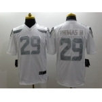 Nike Seattle Seahawks #29 Earl Thomas III Platinum White Limited Jersey